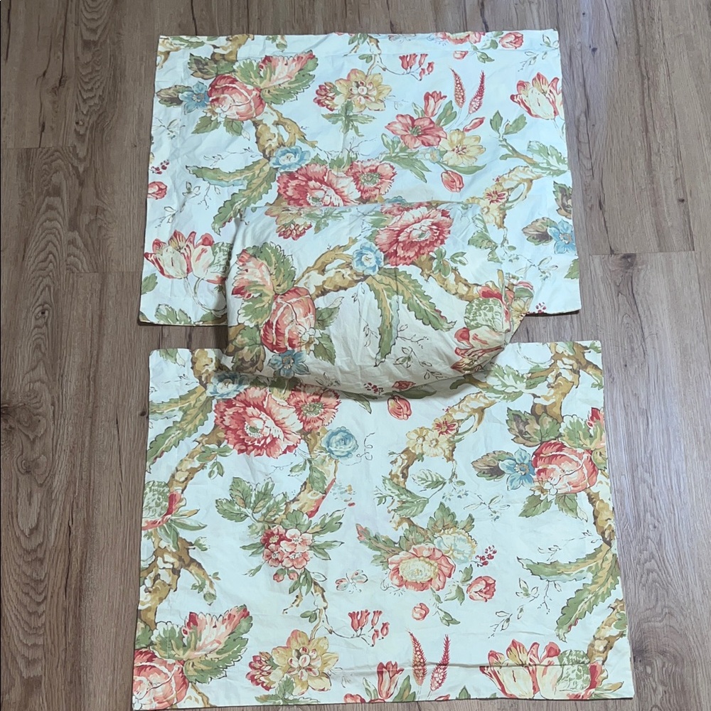 Pottery Barn Floral Duvet Katherine Botanical Cover Set - Full/Queen 2 shams set - Picture 2 of 12